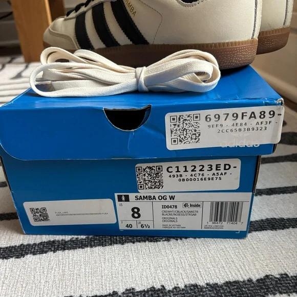 Adidas Samba OG Sneakers Women’s Size 8 - Cream/Black/Sandstorm - Picture 6 of 6